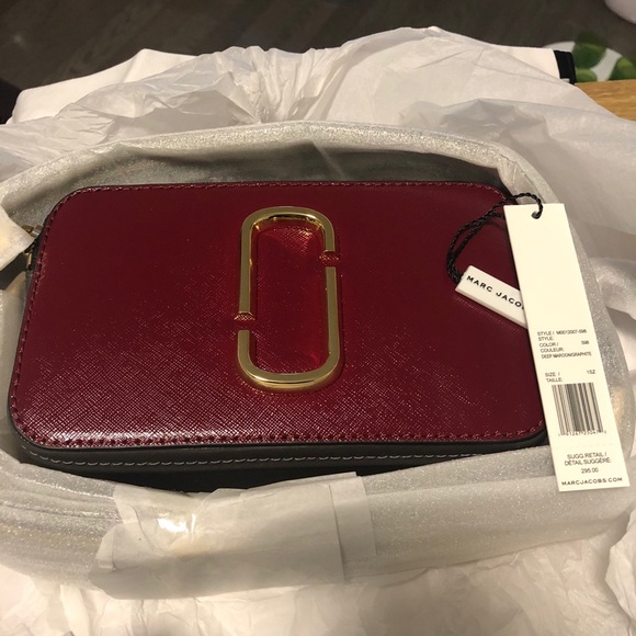 Marc Jacobs Snapshot Deep Maroon/Graphite - Picture 2 of 13